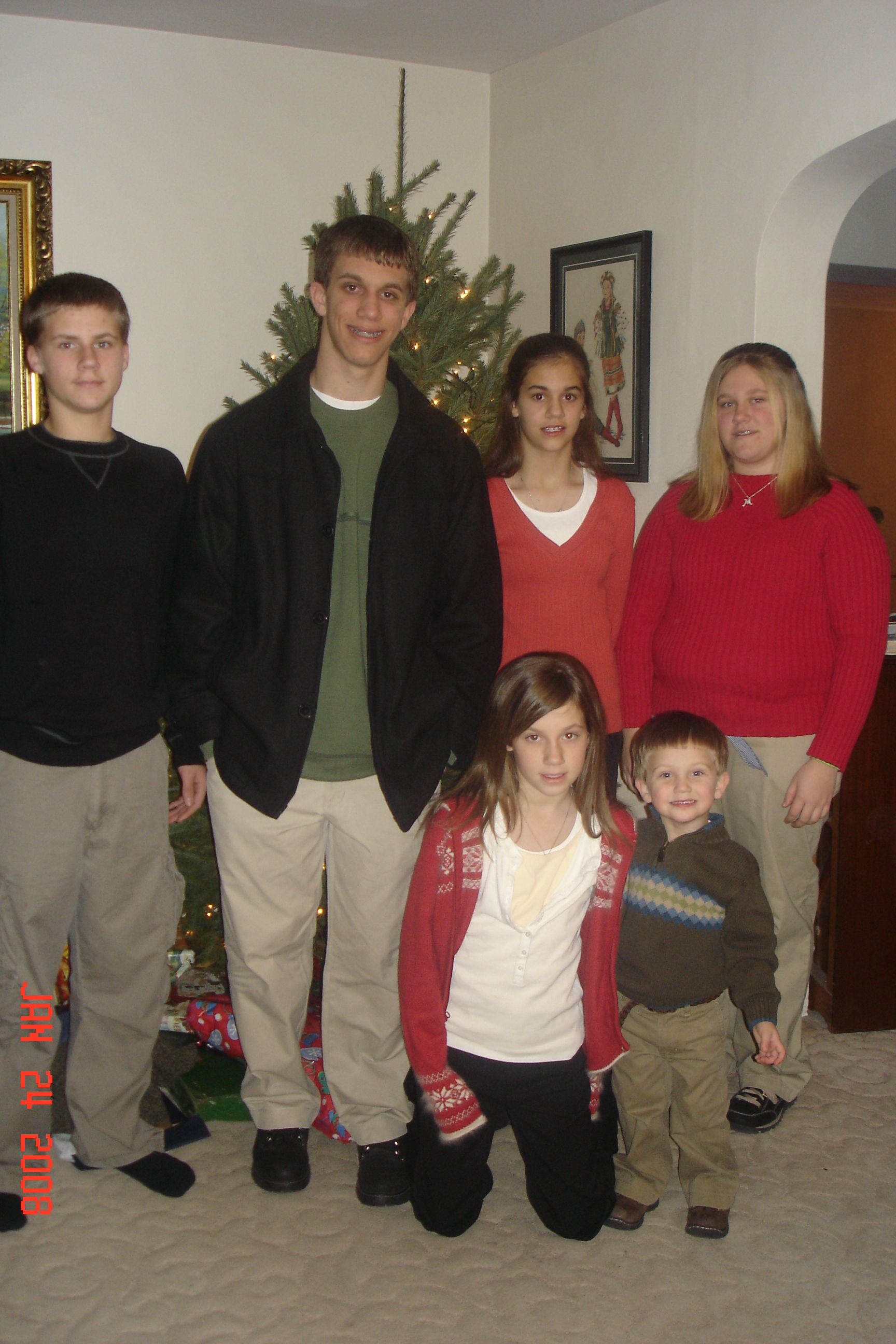 Enjoying our tree