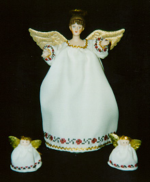 Hand embroidered Angles